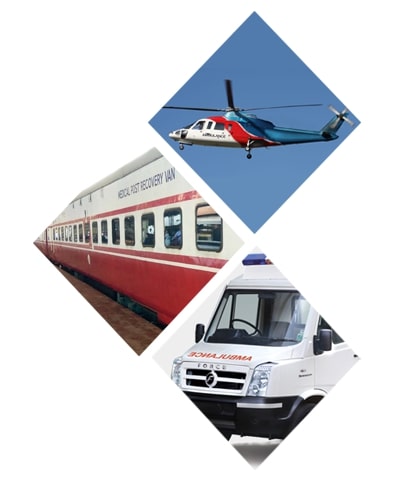 Angel Air and Train Ambulance Service in Delhi